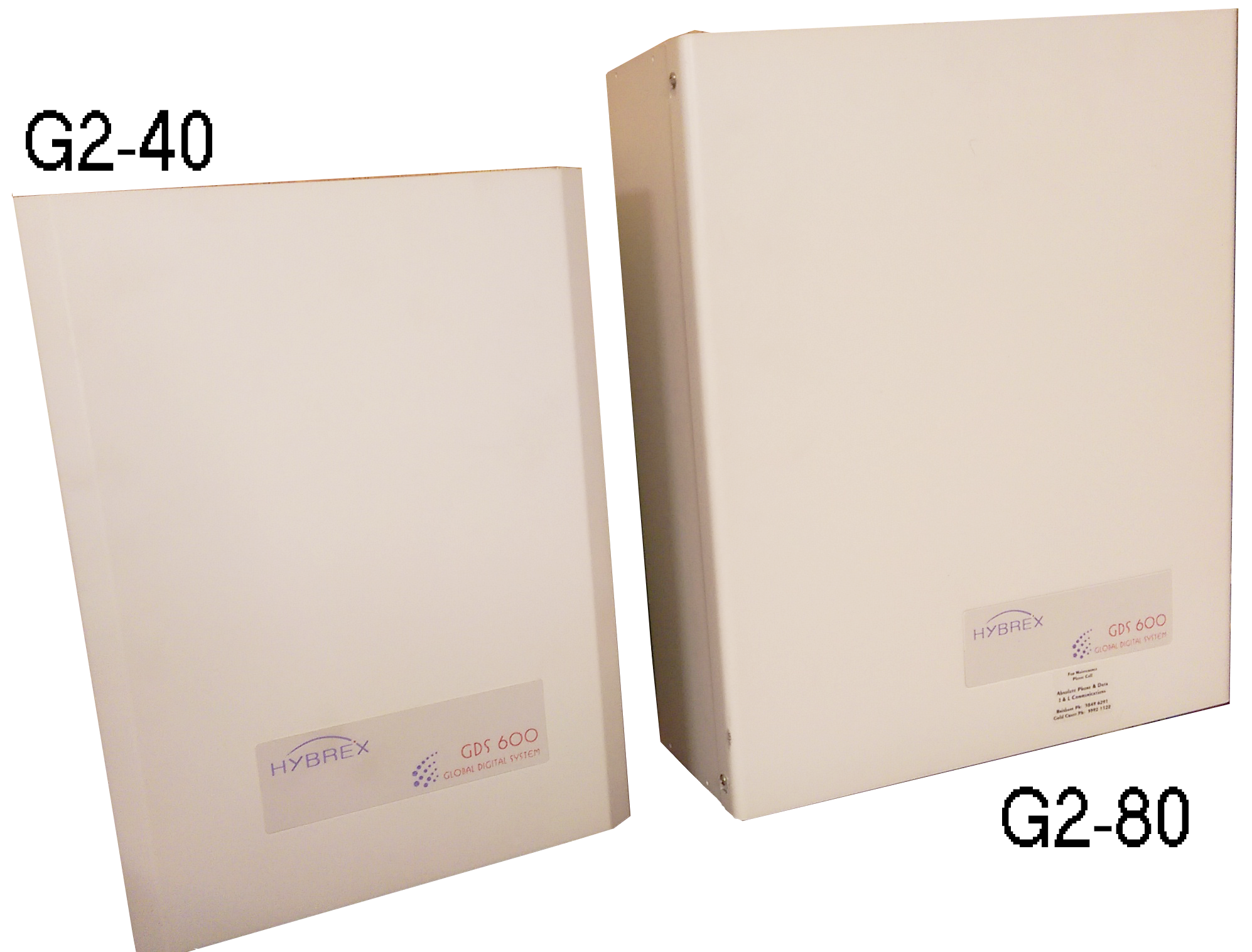 Visual comparison between a g2-40 and a regular 80 port cabinet